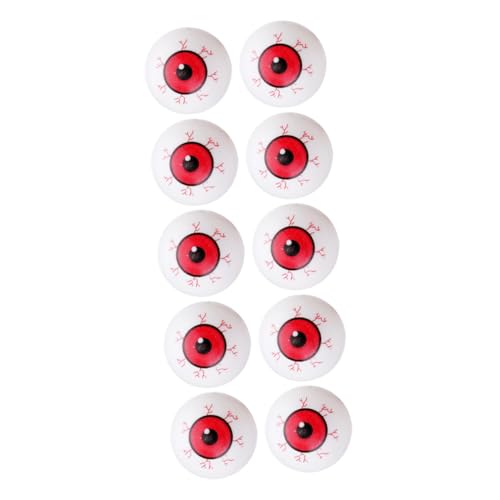 EPIGEIST 10 Stück Teiliges Halloween Grusel Augen Requisiten aus Hochwertigem Kunststoff Bruchfest Realistische Rote Adern für Halloween Party Dekoration und Scherzartikel EPIGEIST 10 Stück Teiliges Halloween Grusel Augen Requisiten aus Hochwertigem Kunststoff Bruchfest Realistische Rote Adern für Halloween Party Dekoration und Scherzartikel von EPIGEIST
