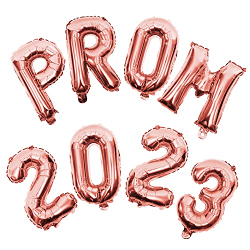 EPIGEIST 2 Sätze Graduation Party Dekoration Prom Folienballons Langlebige Ballon Deko für Abschlussfeier Roségoldene Luftballons für Schule Bar Restaurant von EPIGEIST