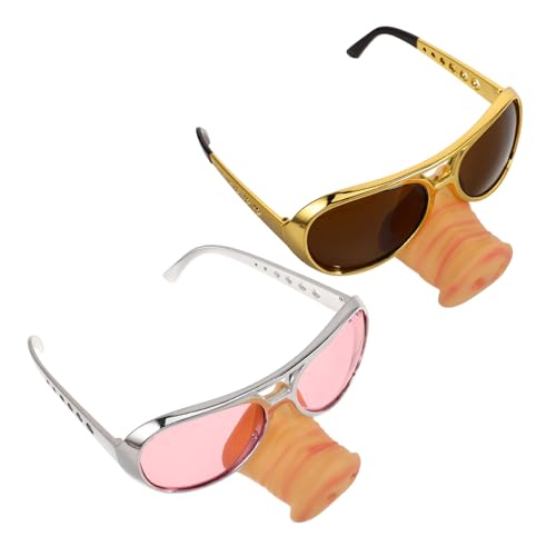 EPIGEIST 2 Stück Cosplay-Party-Brille Geburtstag Kostümbrille Festival verrückt lustige partybrillen lustige schnapsgläser party brillen party dekoration Tierbrille lustige Brille EPIGEIST 2 Stück Cosplay-Party-Brille Geburtstag Kostümbrille Festival verrückt lustige partybrillen lustige schnapsgläser party brillen party dekoration Tierbrille lustige Brille von EPIGEIST