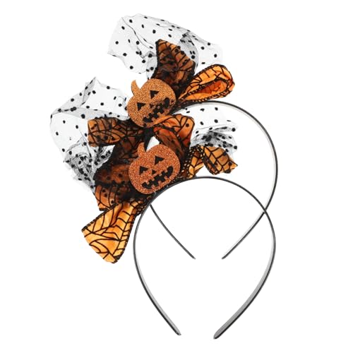 EPIGEIST 2 Stück Halloween Haarreif Kürbis Haarschmuck mit Schleife Langlebiges Stirnband für Party Cosplay Dekoratives Halloween Kostüm Zubehör für Damen und Mädchen EPIGEIST 2 Stück Halloween Haarreif Kürbis Haarschmuck mit Schleife Langlebiges Stirnband für Party Cosplay Dekoratives Halloween Kostüm Zubehör für Damen und Mädchen von EPIGEIST