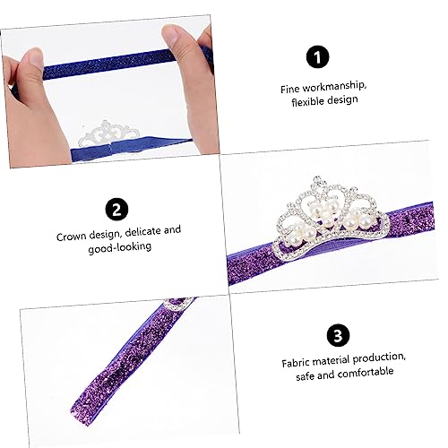 EPIGEIST 2 Stück Kindergeburtstagskrone Elastisches Glänzendes Haarschmuck Violett und Blau Leichte Festival kopfbedeckung für Mädchen Vielseitig als Party accessoire und Fotorequisite EPIGEIST 2 Stück Kindergeburtstagskrone Elastisches Glänzendes Haarschmuck Violett und Blau Leichte Festival kopfbedeckung für Mädchen Vielseitig als Party accessoire und Fotorequisite von EPIGEIST