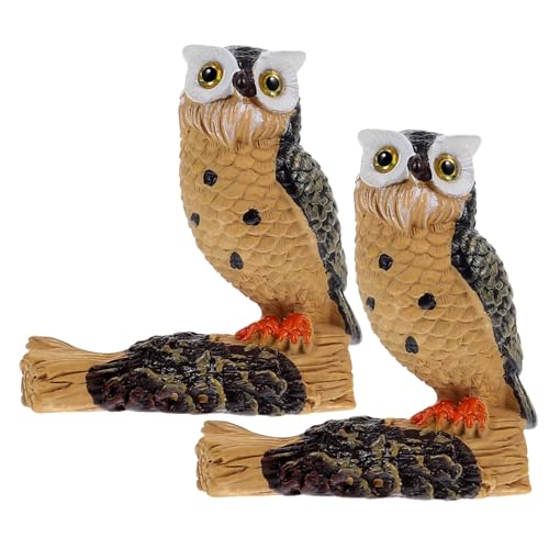 EPIGEIST 2 Stück Mini Eulenfigur Realistische Tierstatuen für Kinderzimmer Dekoration und Gartendeko Kleine Handliche Miniatur Eulenfiguren als Geschenk und Lernspielzeug EPIGEIST 2 Stück Mini Eulenfigur Realistische Tierstatuen für Kinderzimmer Dekoration und Gartendeko Kleine Handliche Miniatur Eulenfiguren als Geschenk und Lernspielzeug von EPIGEIST