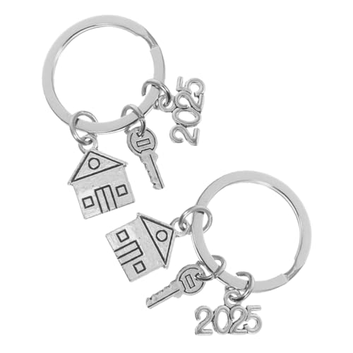 EPIGEIST 2 Stück Schlüsselanhänger Zum Einzug Schlüsselanhänger Einweihungs-schlüsselanhänger Schlüsselanhänger Zum Basteln Metallschlüsselring Taschenanhänger Zinklegierung Silver EPIGEIST 2 Stück Schlüsselanhänger Zum Einzug Schlüsselanhänger Einweihungs-schlüsselanhänger Schlüsselanhänger Zum Basteln Metallschlüsselring Taschenanhänger Zinklegierung Silver von EPIGEIST