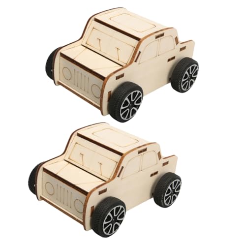 EPIGEIST 2 Stück Teiliges Holzauto DIY Set für Wissenschaftliches Bastelspielzeug Handgefertigtes Fahrzeugmodell zum Zusammenbauen Pädagogisches Kinderspielzeug für Eltern Junge EPIGEIST 2 Stück Teiliges Holzauto DIY Set für Wissenschaftliches Bastelspielzeug Handgefertigtes Fahrzeugmodell zum Zusammenbauen Pädagogisches Kinderspielzeug für Eltern Junge von EPIGEIST