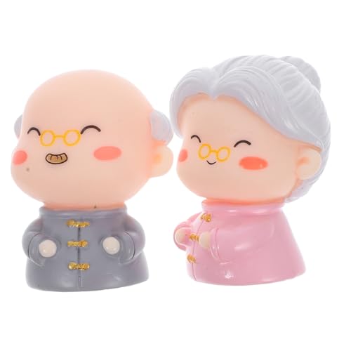 EPIGEIST 2 Stück Teiliges Miniaturfigur Großeltern als Tortenfigur Tortendeko für Hochzeit Jahrestag Geburtstag Langlebige Kreative Kuchenornamente für Festliche Dekoration und EPIGEIST 2 Stück Teiliges Miniaturfigur Großeltern als Tortenfigur Tortendeko für Hochzeit Jahrestag Geburtstag Langlebige Kreative Kuchenornamente für Festliche Dekoration und von EPIGEIST