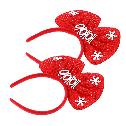 EPIGEIST 2 Stück Teiliges Weihnachts Haarreif mit Großem Schleifen Design Breiter Elastischer Kopfschmuck für Mädchen Festlicher Haarschmuck für Party Geburtstagsfeier und Familienfeiern EPIGEIST 2 Stück Teiliges Weihnachts Haarreif mit Großem Schleifen Design Breiter Elastischer Kopfschmuck für Mädchen Festlicher Haarschmuck für Party Geburtstagsfeier und Familienfeiern von EPIGEIST
