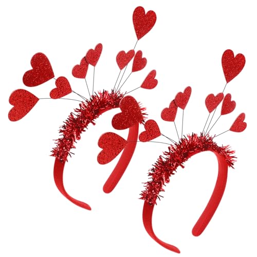 EPIGEIST 2 Stück Valentinstag Haarband Rote Herz Pailletten Haarreifen Haarschmuck Party Hochzeit Foto Requisiten Mädchen Kopfband Komfortabel Rutschfest EPIGEIST 2 Stück Valentinstag Haarband Rote Herz Pailletten Haarreifen Haarschmuck Party Hochzeit Foto Requisiten Mädchen Kopfband Komfortabel Rutschfest von EPIGEIST