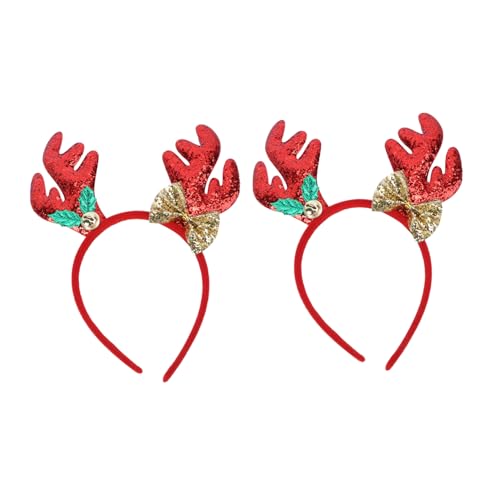 EPIGEIST 2 Stück Weihnachtliches Rentier Geweih Haarreif für Leichter Weicher Stirnband Haarschmuck für Weihnachtsfeiern Kostümpartys und Festliche Anlässe EPIGEIST 2 Stück Weihnachtliches Rentier Geweih Haarreif für Leichter Weicher Stirnband Haarschmuck für Weihnachtsfeiern Kostümpartys und Festliche Anlässe von EPIGEIST