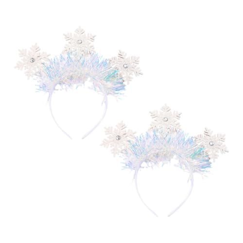 EPIGEIST 2 Stück Weihnachts Stirnbänder mit Schneeflocken Glitzer Festliche Haarreifen für Weihnachten und Winterpartys Einzigartiges Design für Kostüme und Dekorationen EPIGEIST 2 Stück Weihnachts Stirnbänder mit Schneeflocken Glitzer Festliche Haarreifen für Weihnachten und Winterpartys Einzigartiges Design für Kostüme und Dekorationen von EPIGEIST