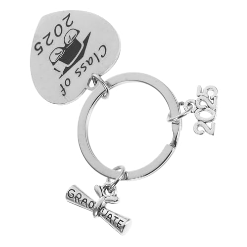 EPIGEIST 2025 Abschlussfeier Keychain Creative Design Abschlusshut Schlüsselbund Zinklegierung Für Absolventen Gedenkschlüsselkette Für Jungen Und Mädchen von EPIGEIST