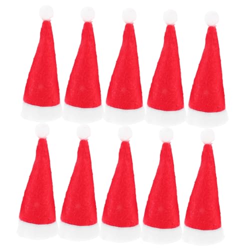 EPIGEIST 24 Stck. Mini Weihnachtsmütze aus Filz Teiliges Miniatur Weihnachtsdeko für Lollipop Deko DIY Bastelbedarf für Party Puppen Süßigkeiten Festliche Tischdekoration EPIGEIST 24 Stck. Mini Weihnachtsmütze aus Filz Teiliges Miniatur Weihnachtsdeko für Lollipop Deko DIY Bastelbedarf für Party Puppen Süßigkeiten Festliche Tischdekoration von EPIGEIST