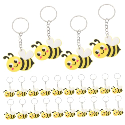 EPIGEIST 24 Stück Cartoon Biene Schlüsselanhänger Teilig Kreative Bienenform Schlüsselanhänger aus Niedliche Deko für Taschen Schlüsselbund EPIGEIST 24 Stück Cartoon Biene Schlüsselanhänger Teilig Kreative Bienenform Schlüsselanhänger aus Niedliche Deko für Taschen Schlüsselbund von EPIGEIST