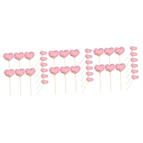 EPIGEIST 3 Sätze Muttertags Kucheneinsätze Happy Birthday Kuchenaufsatz Cupcake Förmchen Happy Birthday Schild Kuchenaufsatz Kuchendeko Kuchenaufsätze Happy Birthday 48 Stück * 3 von EPIGEIST