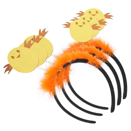 EPIGEIST 3 Stück Küken Haarreifen Lustige Tierhaarreifen für Partys Hochzeiten und Feste Adorable Kopfbedeckung für Fröhliche und Unvergessliche Fotos von EPIGEIST