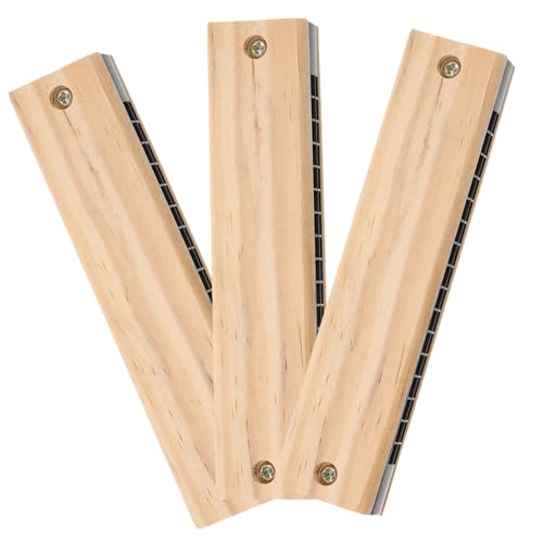 EPIGEIST 3 Stück Mundharmonikas Teiliges Lerninstrumente für Anfänger mit Klarem Tragbar Pädagogisches Musikspielzeug für Jungen und Mädchen zum Musizieren und Üben von EPIGEIST