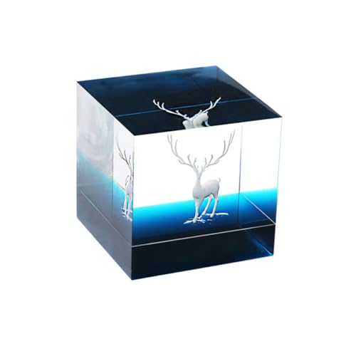 EPIGEIST 3 Stück Teiliges Crystal Epoxy Elch Ornament Dreidimensionale Micro Landschaft Dekoration in Klein Mittel Groß Realistisches DIY Füllmaterial für Mikrolandschaftsverzierung und EPIGEIST 3 Stück Teiliges Crystal Epoxy Elch Ornament Dreidimensionale Micro Landschaft Dekoration in Klein Mittel Groß Realistisches DIY Füllmaterial für Mikrolandschaftsverzierung und von EPIGEIST