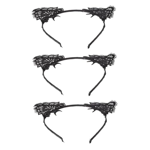 EPIGEIST Katzenohren Haarband 3 Stück Stirnband für Damen Dekorative Haarschmuck für Party Cosplay und Fotoshooting EPIGEIST Katzenohren Haarband 3 Stück Stirnband für Damen Dekorative Haarschmuck für Party Cosplay und Fotoshooting von EPIGEIST