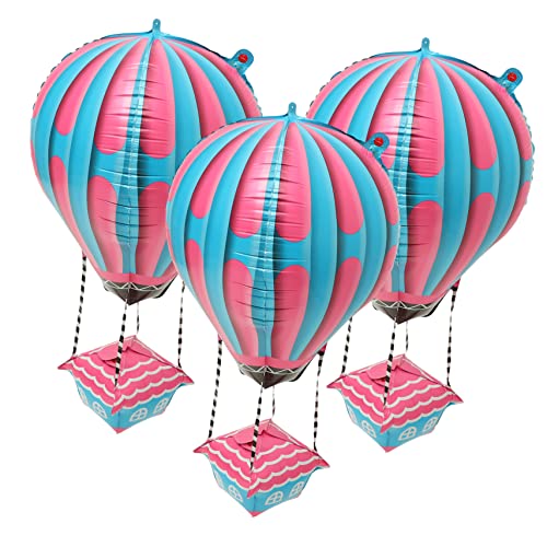 EPIGEIST 4 Stück Heißluftballon Folienballons Aluminium Dekoration für Kindergeburtstag Babyparty und Festlichkeiten für Unvergessliche EPIGEIST 4 Stück Heißluftballon Folienballons Aluminium Dekoration für Kindergeburtstag Babyparty und Festlichkeiten für Unvergessliche von EPIGEIST