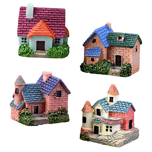 EPIGEIST 4 Stück Resin Miniaturhaus Teiliges Leichte Mini Gartenfiguren Bunte Micro Landschaftsdekoration Wetterbeständig für Desktop und Garten Vielseitige Kleine Wohnhaus Modelle EPIGEIST 4 Stück Resin Miniaturhaus Teiliges Leichte Mini Gartenfiguren Bunte Micro Landschaftsdekoration Wetterbeständig für Desktop und Garten Vielseitige Kleine Wohnhaus Modelle von EPIGEIST