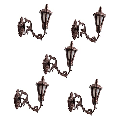 EPIGEIST 5 Stück Miniatur Wandleuchte Teiliges aus Edelstahl Abs Detailgetreue Sandtisch Dekoration Stilvolle LED Simulation Wandlampe für Puppenhaus DIY Bastelmaterial Kinderfreundlich EPIGEIST 5 Stück Miniatur Wandleuchte Teiliges aus Edelstahl Abs Detailgetreue Sandtisch Dekoration Stilvolle LED Simulation Wandlampe für Puppenhaus DIY Bastelmaterial Kinderfreundlich von EPIGEIST