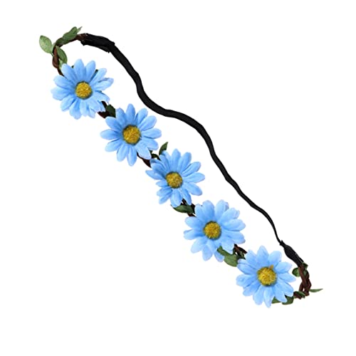 EPIGEIST 5 Stück Sonnenblumen-stirnband Zubehör Kopfstück Für Frauen Mädchen Kranz Thematisiert Dekorationen Strand Party Leis Kopfbedeckung Stirnband Haarschmuck Hawaiisch Blau EPIGEIST 5 Stück Sonnenblumen-stirnband Zubehör Kopfstück Für Frauen Mädchen Kranz Thematisiert Dekorationen Strand Party Leis Kopfbedeckung Stirnband Haarschmuck Hawaiisch Blau von EPIGEIST