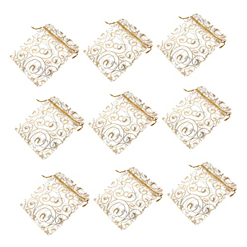 EPIGEIST 50 Stück Organza Geschenktüten mit Kordelzug und für Hochzeiten Weihnachten und Besondere Anlässe Gold und Weiß EPIGEIST 50 Stück Organza Geschenktüten mit Kordelzug und für Hochzeiten Weihnachten und Besondere Anlässe Gold und Weiß von EPIGEIST