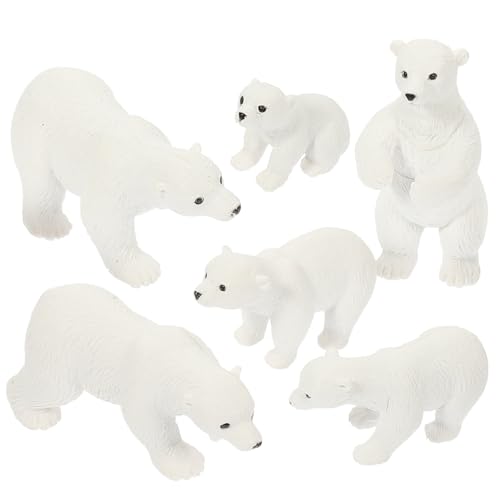 EPIGEIST 6 Stück Teiliges Miniatur Weißer Bär Figuren aus Langlebigem Harz Niedliche Polar Bear Dekoration für Garten Tisch Wohnzimmer Realistische Micro Landschaft Ornamente EPIGEIST 6 Stück Teiliges Miniatur Weißer Bär Figuren aus Langlebigem Harz Niedliche Polar Bear Dekoration für Garten Tisch Wohnzimmer Realistische Micro Landschaft Ornamente von EPIGEIST
