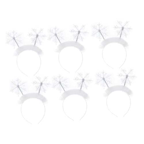 EPIGEIST 6 Stück Teiliges Schneeflocken Haarreif aus Weihnachtsdeko Haarschmuck für Weihnachtsfeier Festliche Xmas Headbands für Winterkostüm und Partyaccessoires EPIGEIST 6 Stück Teiliges Schneeflocken Haarreif aus Weihnachtsdeko Haarschmuck für Weihnachtsfeier Festliche Xmas Headbands für Winterkostüm und Partyaccessoires von EPIGEIST