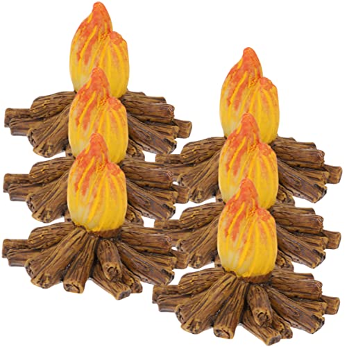 EPIGEIST 6stücke Miniatur Lagerfeuer Modell Teiliges Kunstfeuer Für Garten Und Puppenhaus Resin Dekoration Für Landschaftsgestaltung Lebendige Nachbildung Vielseitig Einsetzbar EPIGEIST 6stücke Miniatur Lagerfeuer Modell Teiliges Kunstfeuer Für Garten Und Puppenhaus Resin Dekoration Für Landschaftsgestaltung Lebendige Nachbildung Vielseitig Einsetzbar von EPIGEIST