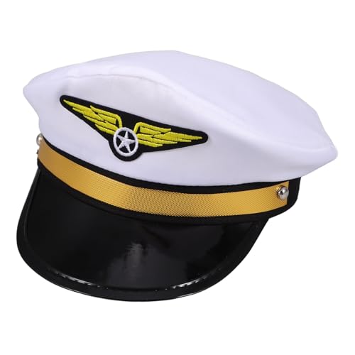 EPIGEIST Airline-pilotenmütze, Kostümmütze, Erwachsenen-pilotenmütze Für Kostümpartys, Airline-motto-halloween-mütze Für Cosplay Und Maskerade, Verstellbare Uniform-kappe EPIGEIST Airline-pilotenmütze, Kostümmütze, Erwachsenen-pilotenmütze Für Kostümpartys, Airline-motto-halloween-mütze Für Cosplay Und Maskerade, Verstellbare Uniform-kappe von EPIGEIST