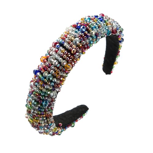 EPIGEIST Damen Haarband mit Handgefertigten Perlen und Kristallbesatz Modisches Party Haaraccessoire Komfortabel und für Stilbewusste Frauen und Festliche Anlässe von EPIGEIST