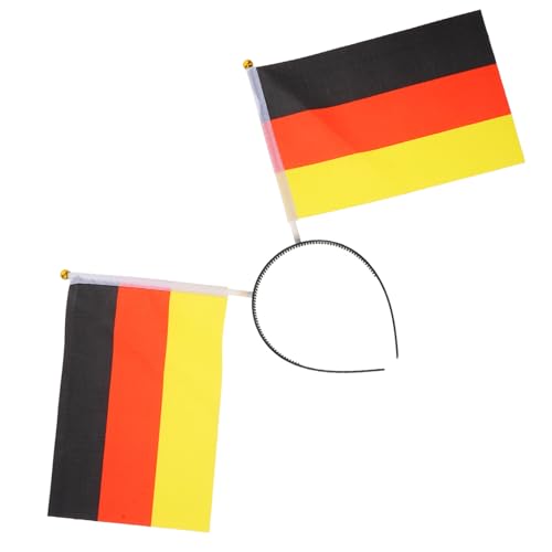 EPIGEIST Deutschland Flag Haarreif Nationalflagge Fanartikel Fußball Cheerleader Stirnband Komfortabel Langlebig Für Stadion Party von EPIGEIST