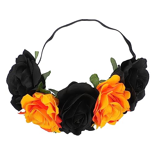 EPIGEIST Elastisches Rosen Blumenkranz Haarband Charmantes Halloween Party Accessoire Leichtes Langlebiges Stirnband für Damen für Weihnachten Hochzeiten und Festliche Anlässe EPIGEIST Elastisches Rosen Blumenkranz Haarband Charmantes Halloween Party Accessoire Leichtes Langlebiges Stirnband für Damen für Weihnachten Hochzeiten und Festliche Anlässe von EPIGEIST