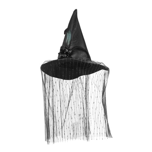 EPIGEIST Eleganter Hexenhut mit Schleier Halloween Kostümaccessoire Hexenhut mit und Spitze Leichter Stoffhut für Halloween und Kostümpartys Vielseitiger Foto Requisit EPIGEIST Eleganter Hexenhut mit Schleier Halloween Kostümaccessoire Hexenhut mit und Spitze Leichter Stoffhut für Halloween und Kostümpartys Vielseitiger Foto Requisit von EPIGEIST