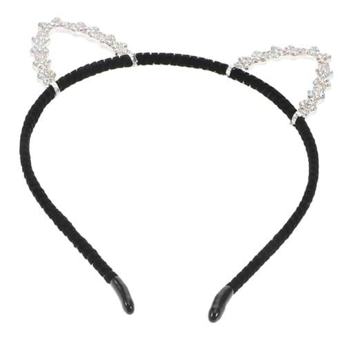 EPIGEIST Eleganter Katzenohren Haarreif mit Funkelnden Legierungs Strasssteinen Modisches Accessoire für Halloween Cosplay Party und Alltag Charmantes Design für Damen und Mädchen EPIGEIST Eleganter Katzenohren Haarreif mit Funkelnden Legierungs Strasssteinen Modisches Accessoire für Halloween Cosplay Party und Alltag Charmantes Design für Damen und Mädchen von EPIGEIST