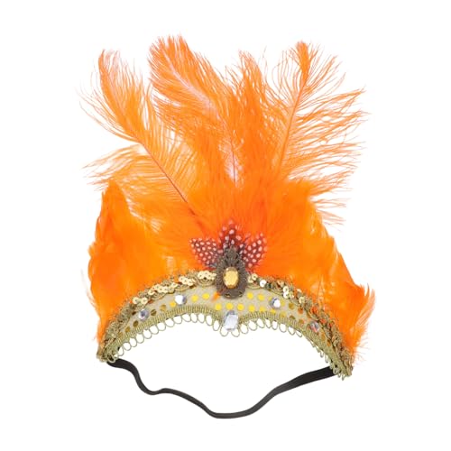 EPIGEIST Fedriger Haarschmuck Stirnband Party Kopfschmuck Damen Hochzeits Accessoire für Fasching Halloween Masquerade EPIGEIST Fedriger Haarschmuck Stirnband Party Kopfschmuck Damen Hochzeits Accessoire für Fasching Halloween Masquerade von EPIGEIST