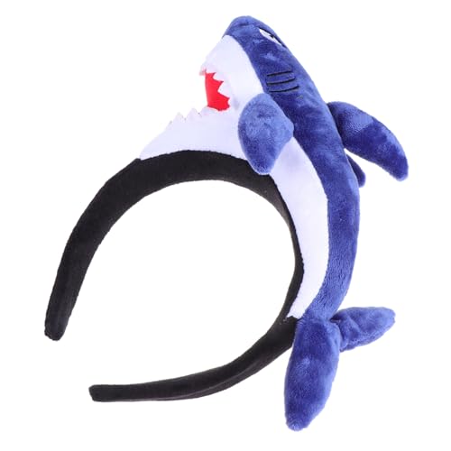 EPIGEIST Haarschmuck Accessoire Haarschleife in Haifischform Blau Einzigartiges Design Bequemes Langlebiges Stoffhaarband für Dekorative bei Partys von EPIGEIST