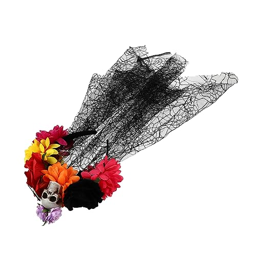 EPIGEIST Halloween Haarreif mit Skelettkopf Rutschfestes Party Stirnband mit Schwarzem und Rosen Vielseitig für Kostüm Bühne und Maskerade Passend für Kopfgrößen EPIGEIST Halloween Haarreif mit Skelettkopf Rutschfestes Party Stirnband mit Schwarzem und Rosen Vielseitig für Kostüm Bühne und Maskerade Passend für Kopfgrößen von EPIGEIST