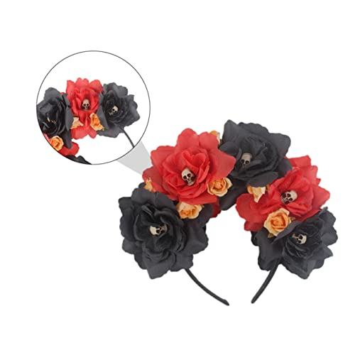 EPIGEIST Halloween Haarschmuck Damen Blumenhaarband mit Rosen und Totenkopf Motiv Rutschfester Kopfklammer für Party Festival und Kostüm Langlebiges Sicheres Material Auffälliges Accessoire EPIGEIST Halloween Haarschmuck Damen Blumenhaarband mit Rosen und Totenkopf Motiv Rutschfester Kopfklammer für Party Festival und Kostüm Langlebiges Sicheres Material Auffälliges Accessoire von EPIGEIST