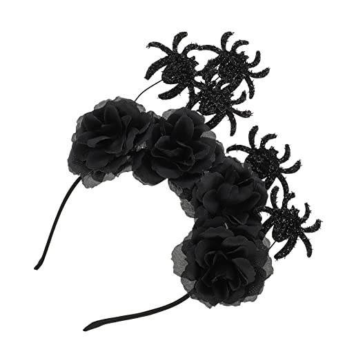 EPIGEIST Halloween Haarschmuck Schwarzer Haarreif Spinne Gruseliges Cosplay Accessoire für Damen Party Stirnband für Halloween Kostüme und Festival Atmosphäre EPIGEIST Halloween Haarschmuck Schwarzer Haarreif Spinne Gruseliges Cosplay Accessoire für Damen Party Stirnband für Halloween Kostüme und Festival Atmosphäre von EPIGEIST