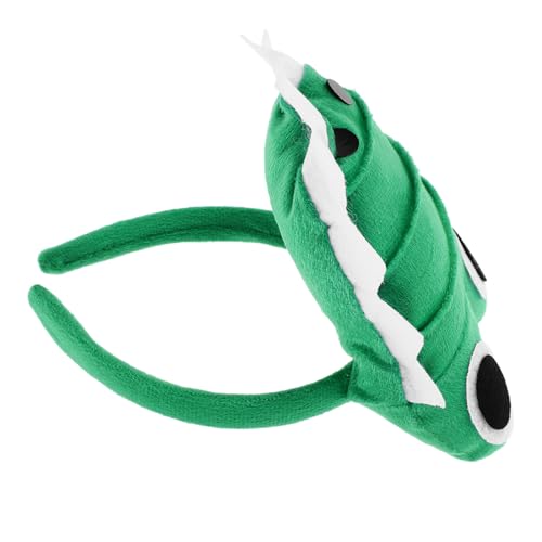 EPIGEIST Halloween Krokodil Haarreif Tierkopf Stirnband Praktisch Weiches Material Bequemer Sitz Party Karneval Kostüm Zubehör von EPIGEIST