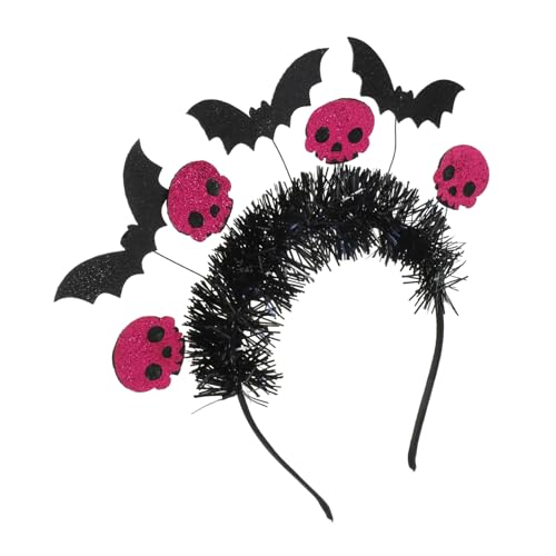 EPIGEIST Halloween Schädel Kopfband mit Fledermausmotiv Leichtes Wiederverwendbares Party Haarreif für Halloween Kostüm Themenparty Fotorequisit und Schulfeier Passender Haarschmuck für EPIGEIST Halloween Schädel Kopfband mit Fledermausmotiv Leichtes Wiederverwendbares Party Haarreif für Halloween Kostüm Themenparty Fotorequisit und Schulfeier Passender Haarschmuck für von EPIGEIST