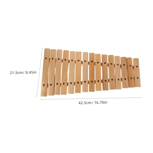 EPIGEIST Holz xylophon mit Schlägeln Orff Percussion Instrument Lernspielzeug für Musikalische Entwicklung und Sensorisches Lernen für Schule und Zuhause von EPIGEIST