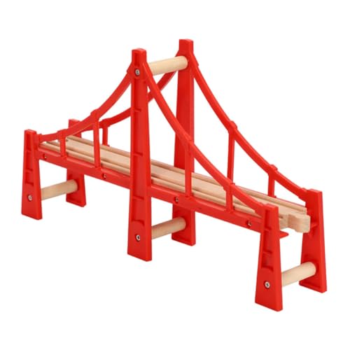 EPIGEIST Holzbahn Brücke Set Rotes Überführungs Modell DIY Schienenset Kompatibel mit Holzschienen für Kreative Eisenbahn Erweiterung EPIGEIST Holzbahn Brücke Set Rotes Überführungs Modell DIY Schienenset Kompatibel mit Holzschienen für Kreative Eisenbahn Erweiterung von EPIGEIST