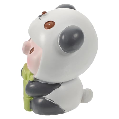 EPIGEIST Kleine Resin Schwein Figur Dekoration Lustige Garten Skulptur Tier Statue für Innen Außen Tisch Fenster Deko Niedliches Piggy Geschenk von EPIGEIST