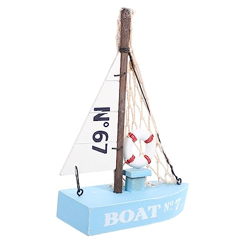EPIGEIST Mediterranes Segelboot Modell Aus Holz Nautische Dekoration Für Wohnzimmer Büro Und Schlafzimmer Elegantes Schiff Ornament Mit Maritimen Elementen Für Jede Einrichtung EPIGEIST Mediterranes Segelboot Modell Aus Holz Nautische Dekoration Für Wohnzimmer Büro Und Schlafzimmer Elegantes Schiff Ornament Mit Maritimen Elementen Für Jede Einrichtung von EPIGEIST