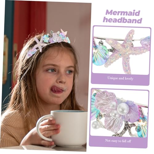 EPIGEIST Meerjungfrau Kopfschmuck Muschel Haarreif mit Strass und Perlen Bezauberndes Festival Party accessoire für Mädchen Komfortabel Fest Sitzend Einzigartiges Cosplay Haarschmuck EPIGEIST Meerjungfrau Kopfschmuck Muschel Haarreif mit Strass und Perlen Bezauberndes Festival Party accessoire für Mädchen Komfortabel Fest Sitzend Einzigartiges Cosplay Haarschmuck von EPIGEIST