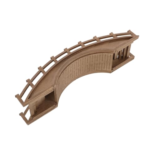 EPIGEIST Miniatur Holz Bogenbrücke Ornament aus Naturholz Robustes Miniaturbrücken Modell für Bonsai Mikro und Gartendekoration Realistische Handgefertigte Mini Brücke für Innen und EPIGEIST Miniatur Holz Bogenbrücke Ornament aus Naturholz Robustes Miniaturbrücken Modell für Bonsai Mikro und Gartendekoration Realistische Handgefertigte Mini Brücke für Innen und von EPIGEIST