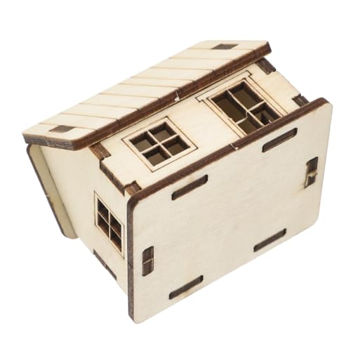 EPIGEIST Miniatur Holzhaus Modellbausatz Detailreiches DIY Puzzle Langlebige Holzhäuser Figurine Pädagogisches Dekoratives Gartenhaus EPIGEIST Miniatur Holzhaus Modellbausatz Detailreiches DIY Puzzle Langlebige Holzhäuser Figurine Pädagogisches Dekoratives Gartenhaus von EPIGEIST
