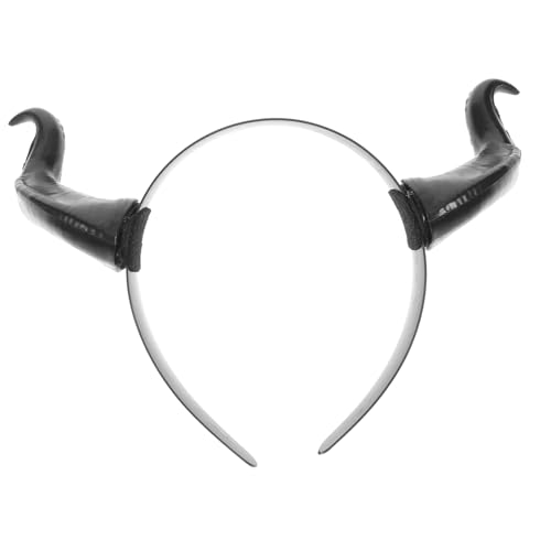 EPIGEIST Ox Horn Kostüm Haarreif Unisex Festival Kopfschmuck Karneval Party Zubehör für Männer und Frauen von EPIGEIST